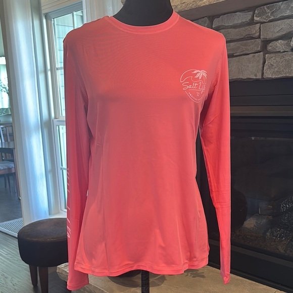Salt Life UVAPOR performance Fabric UV 30 sun protect top,quick dry,soft,stretch - Picture 2 of 14